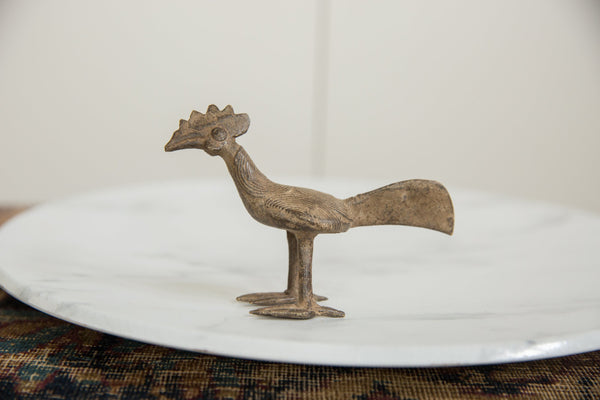 Vintage African Bronze Long Tailed Bird // ONH Item ab01259 Image 1