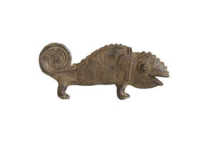 Vintage African Bronze Chameleon // ONH Item ab01262