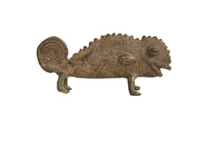 Vintage African Bronze Chameleon // ONH Item ab01263
