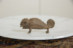 Vintage African Bronze Chameleon // ONH Item ab01263 Image 1