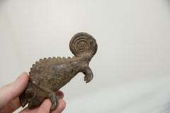 Vintage African Bronze Chameleon // ONH Item ab01265 Image 2