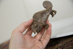 Vintage African Bronze Chameleon // ONH Item ab01265 Image 3