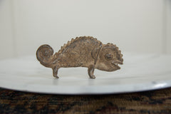 Vintage African Bronze Chameleon // ONH Item ab01266 Image 1