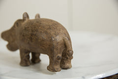 Vintage African Bronze Hippo // ONH Item ab01268 Image 3