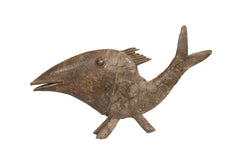 Vintage African Bronze Fish // ONH Item ab01270
