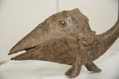 Vintage African Bronze Fish // ONH Item ab01271 Image 4
