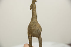 Vintage African Bronze Long Legged Bird // ONH Item ab01272 Image 4