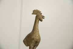 Vintage African Bronze Long Legged Bird // ONH Item ab01273 Image 2