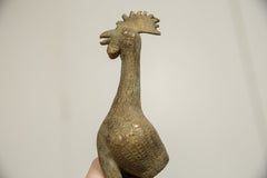 Vintage African Bronze Long Legged Bird // ONH Item ab01273 Image 5
