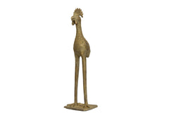 Vintage African Bronze Long Legged Bird // ONH Item ab01274