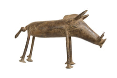 Vintage African Bronze Warthog // ONH Item ab01280