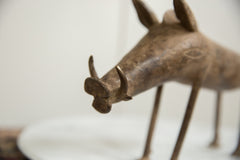 Vintage African Bronze Warthog // ONH Item ab01280 Image 5