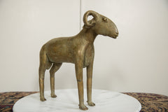 Vintage African Bronze Ram // ONH Item ab01281 Image 1