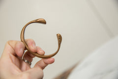 Antique African Copper Snake Bracelet // ONH Item ab01286 Image 1