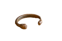 Antique African Copper Snake Cuff Bracelet // ONH Item ab01305