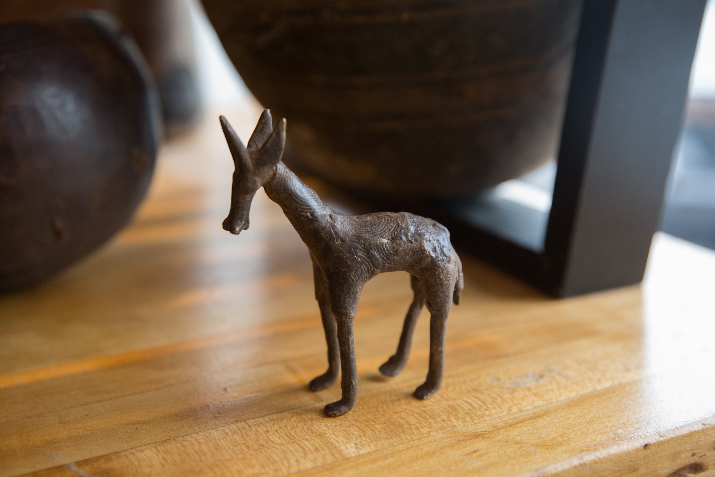 Vintage African Bronze Antelope // ONH Item ab01311 Image 1