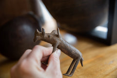 Vintage African Bronze Warthog // ONH Item ab01312 Image 5