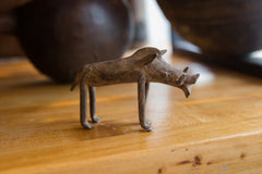 Vintage African Bronze Warthog // ONH Item ab01313 Image 1