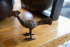 Vintage African Bronze Long Tailed Bird // ONH Item ab01317 Image 2