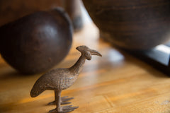 Vintage African Bronze Kori Bustard Bird // ONH Item ab01319 Image 2