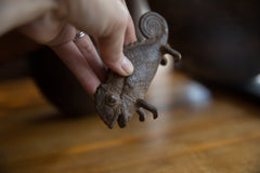 Vintage African Bronze Chameleon // ONH Item ab01327 Image 4