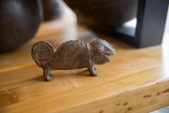 Vintage African Bronze Chameleon // ONH Item ab01329 Image 2