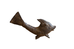 Vintage African Bronze Standing Fish // ONH Item ab01333
