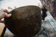 Vintage African Wooden Bowl // ONH Item ab01339 Image 4