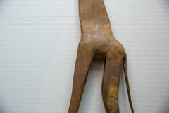 Vintage African Bronze Alloy Damaged Giraffe // ONH Item ab01349 Image 4
