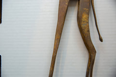 Vintage African Bronze Alloy Damaged Giraffe // ONH Item ab01349 Image 5
