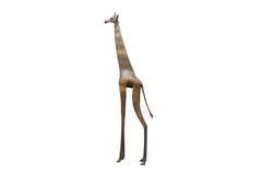 Vintage African Bronze Alloy Giraffe // ONH Item ab01351