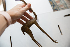 Vintage African Bronze Alloy Left Facing Gazelle // ONH Item ab01357 Image 5
