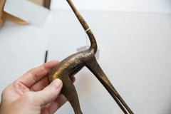 Vintage African Bronze Right Facing Gazelle // ONH Item ab01361 Image 4