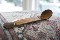 Vintage African Wooden Spoon // ONH Item ab01365 Image 5