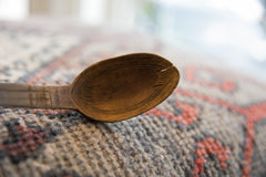 Vintage African Wooden Spoon // ONH Item ab01367 Image 2