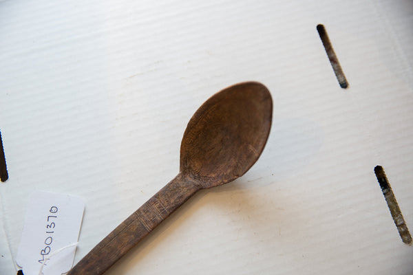 Vintage African Wooden Spoon // ONH Item ab01370 Image 1
