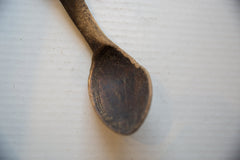 Vintage African Wooden Spoon // ONH Item ab01372 Image 1