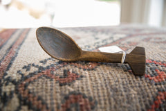 Vintage African Wooden Spoon // ONH Item ab01372 Image 4