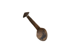 Vintage African Wooden Spoon // ONH Item ab01374