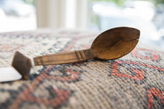 Vintage African Wooden Spoon // ONH Item ab01378 Image 1