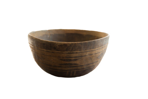 Vintage African Wooden Bowl // ONH Item ab01383