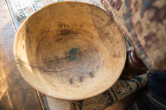 Vintage African Wooden Bowl // ONH Item ab01390 Image 4