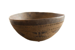 Vintage African Wooden Bowl // ONH Item ab01399