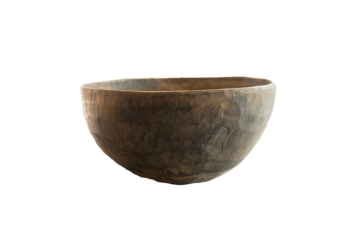 Vintage African Wooden Bowl // ONH Item ab01400