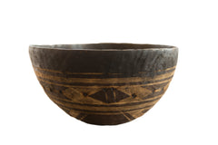 Vintage African Wooden Bowl // ONH Item ab01402
