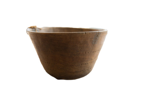 Vintage African Wooden Bowl // ONH Item ab01405