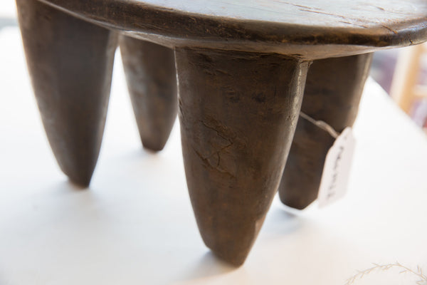 Vintage African Senufo Wood Milk Stool // ONH Item ab01422 Image 4