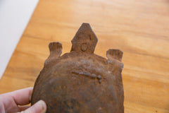 Vintage African Iron Turtle // ONH Item ab01438 Image 5