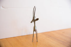 Vintage African Right Facing Oxidized Gazelle // ONH Item ab01488 Image 1