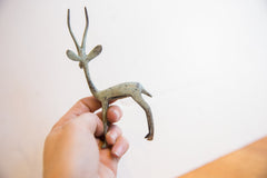 Vintage African Right Facing Brightly Oxidized Gazelle // ONH Item ab01498 Image 2